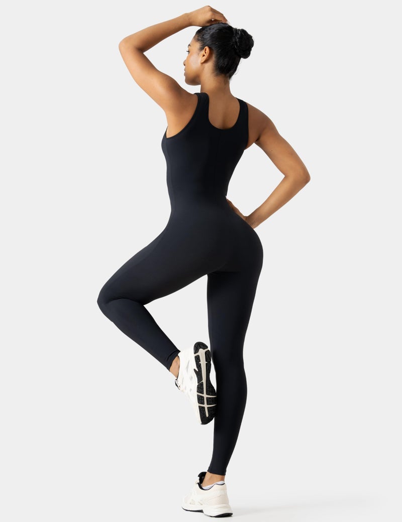 Speerise Women Rompers Jumpsuits Leotards Bodysuit One Piece Tank Top Outfit â€“ Tummy Control Workout Jumpers Body Suits Buttery-soft and seamlessâ€”perfect for workouts, Halloween, or layering in cooler weather - Image 3